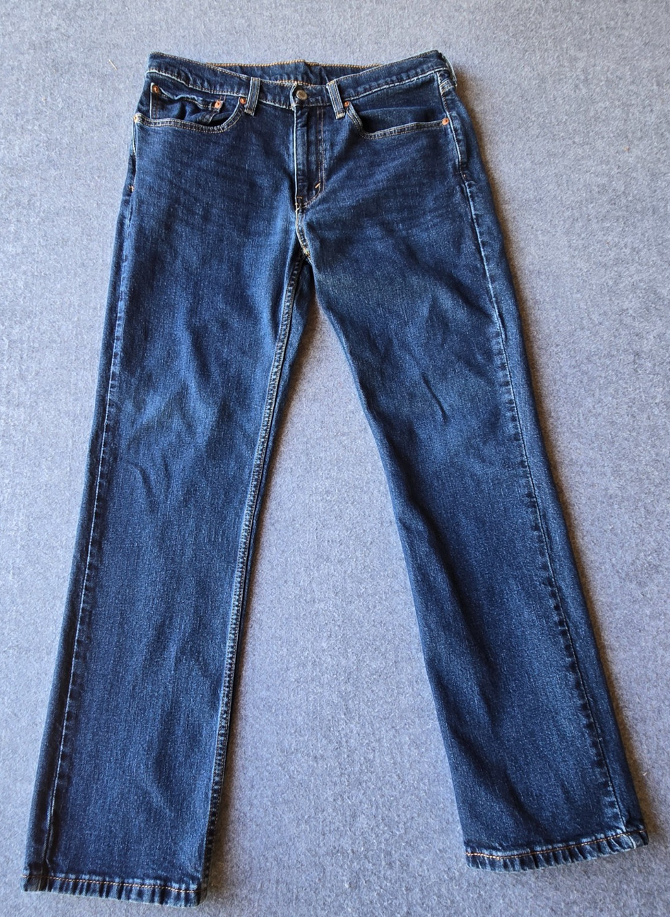 Levis 514 Jeans Men's Blue Regular Straight Mid Rise Medium Wash 32x29.5